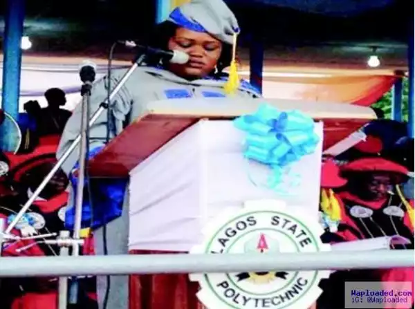Another lady makes history, graduates with 4.0 CGPA at LASPOTECH